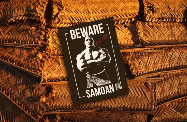 Beware Samoan Sign - Image 2
