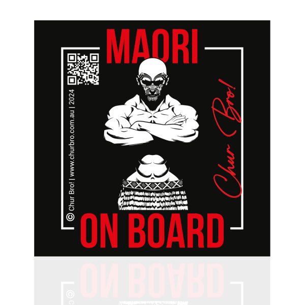 Maori on board Bumper Sticker <br>BUY 1 GET 1 FREE (LIMITED OFFER)</br>