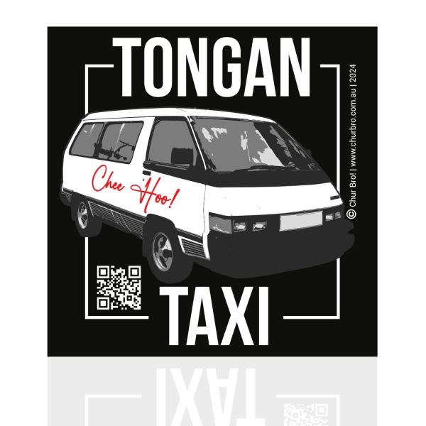 Tongan Taxi Bumper Sticker <br>BUY 1 GET 1 FREE (LIMITED OFFER)</br>