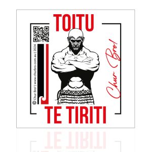 Toitu Te Tiriti Bumper Sticker V2<br>BUY 1 GET 1 FREE (LIMITED OFFER)</br>